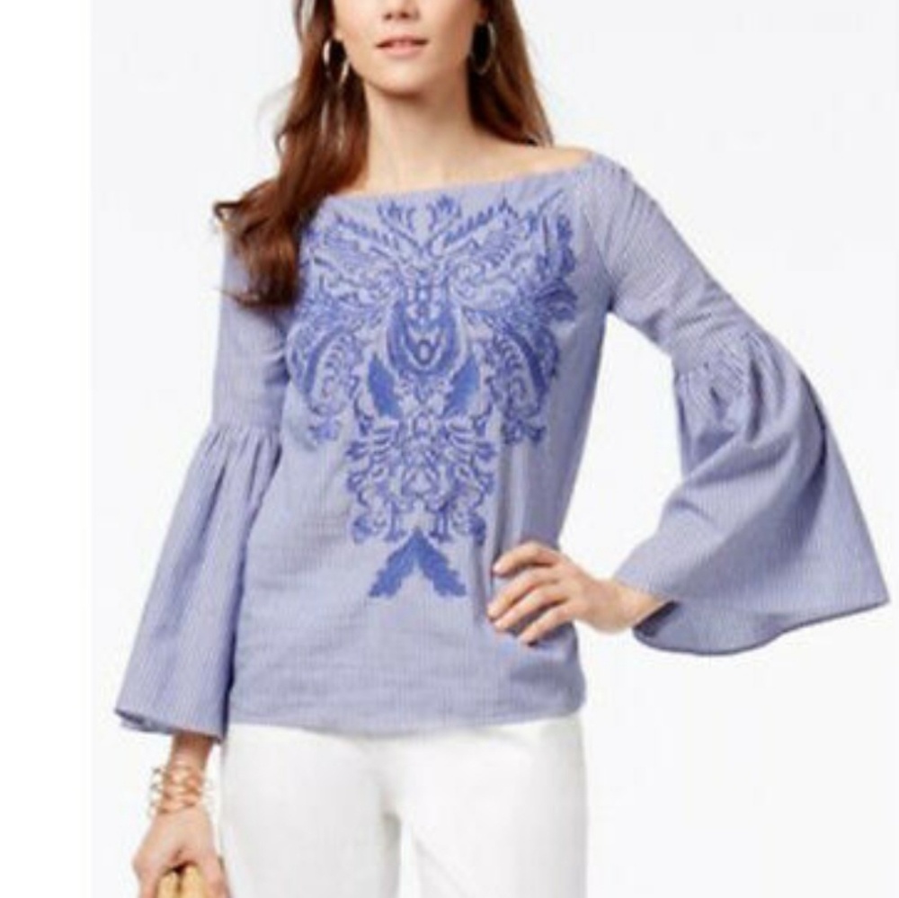 INC International Concepts Off-The-Shoulder Blouse